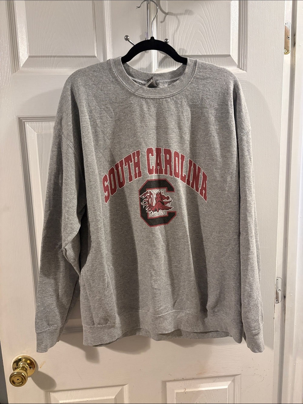Gildan Gray University of South Carolina Crewneck Sweatshirt
